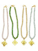 Gemstone Necklace w/ St Ben