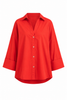 Back Pleat Button Down Top