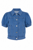 Puff Sleeve Denim Jacket