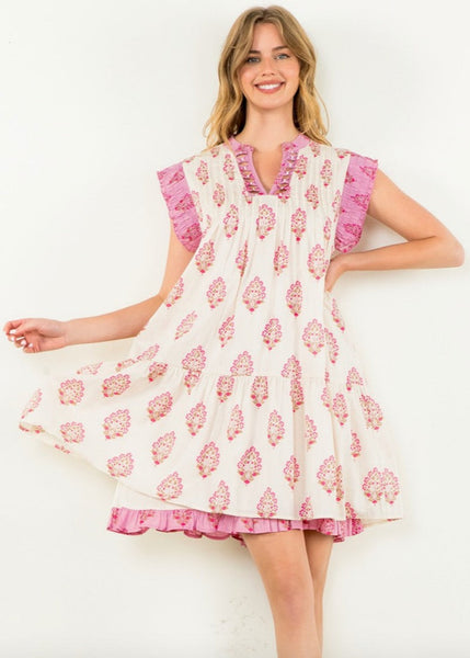 Flutter Floral Dress