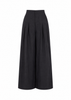 Culotte Linen Pants - Black