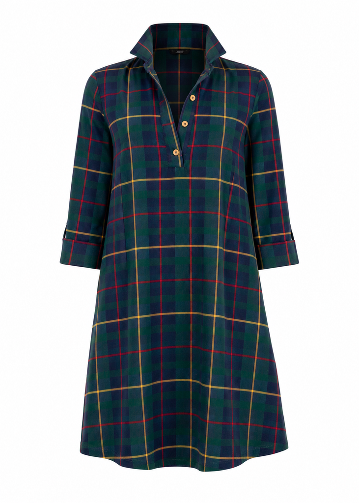 Everywhere Dress - Plaidly Cooper Green Multi