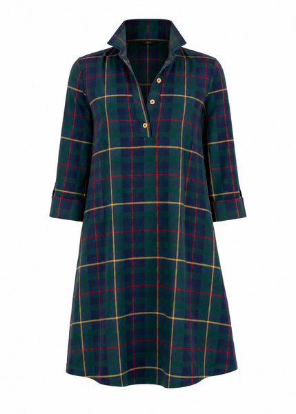 Everywhere Dress - Plaidly Cooper Green Multi