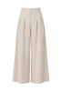 Culotte Linen Pants - Natural