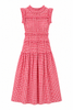 Smocked Gingham Maxi Dress