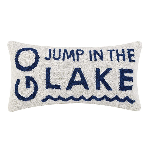 Go Jump in The Lake Pillow
