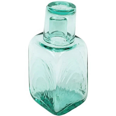 Water Carafe and Drinking Glass