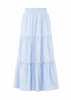 Oxford Stripe Maxi Skirt