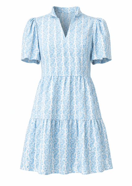 Navy Dress - Marigold Twist