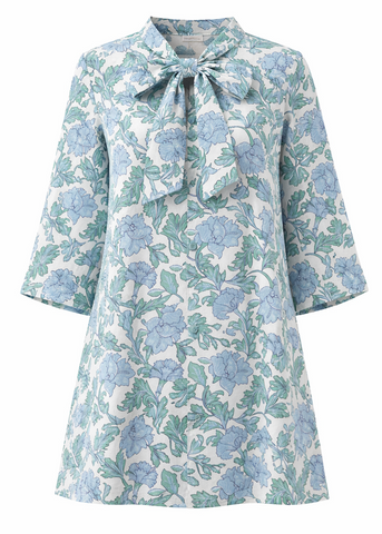Phoebe Dress - Coastal Garden