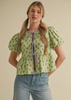 Puff Sleeve Multi Tie Top