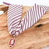 Football on Scarf Necklace