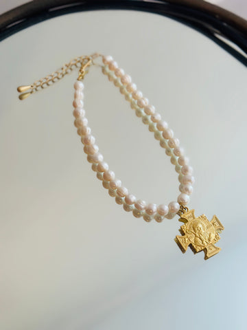 St. Ben Potato Pearl Necklace