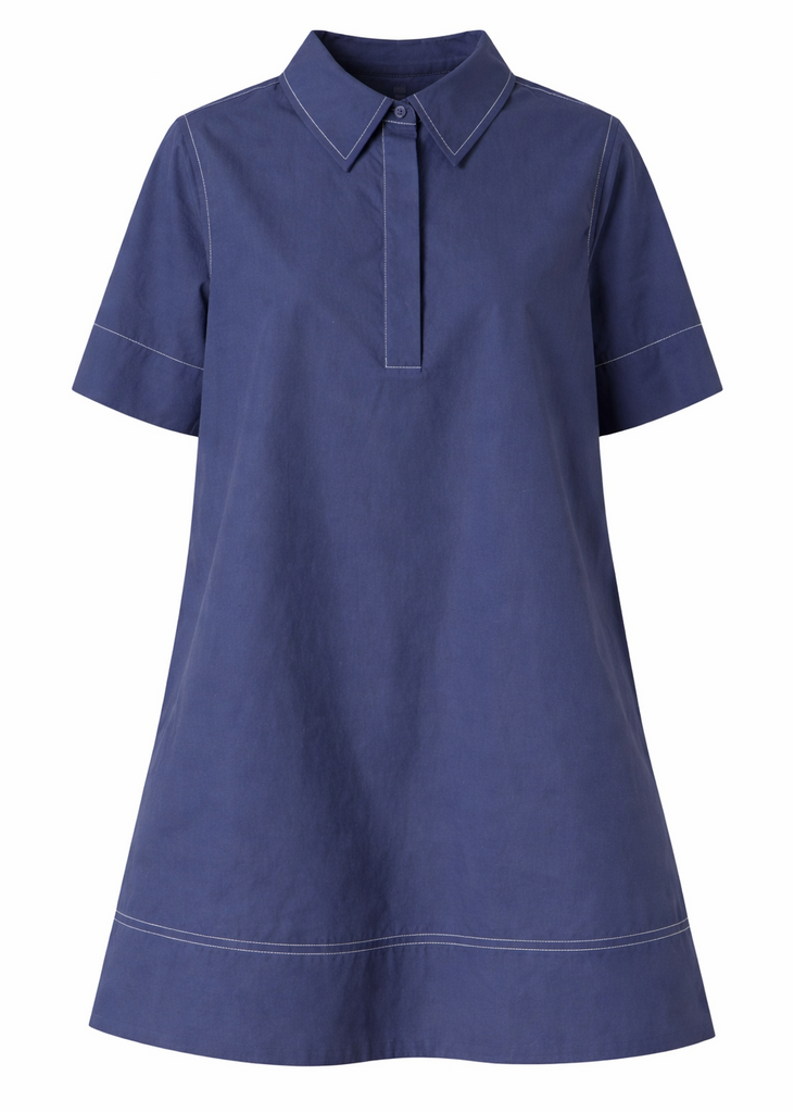 Stitch Detailed A Line Dress