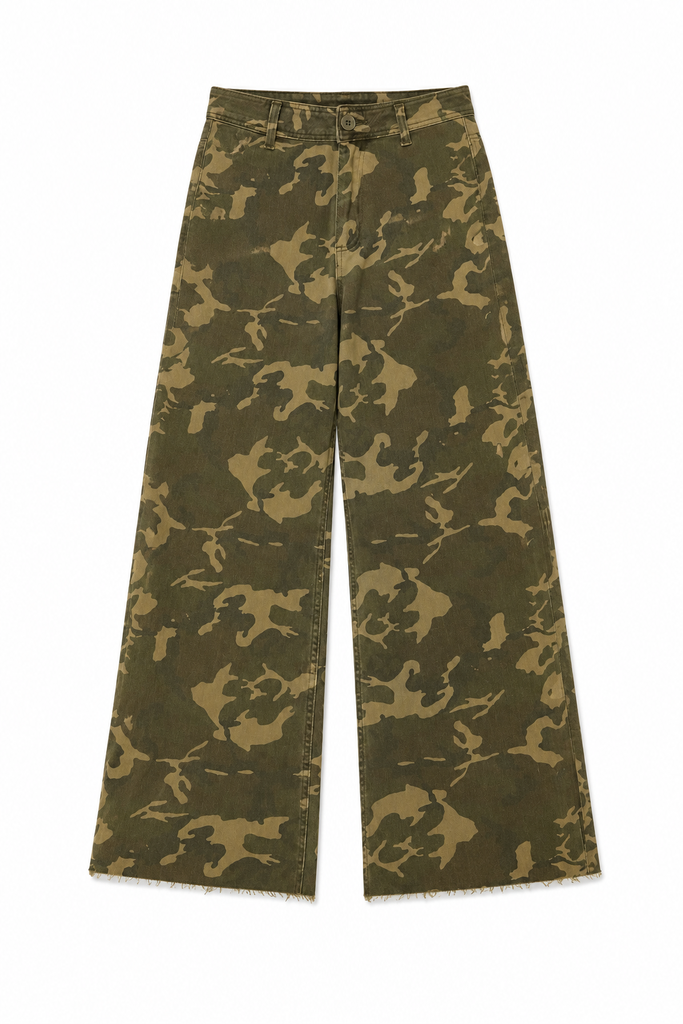 Camo Print Stretch Pant