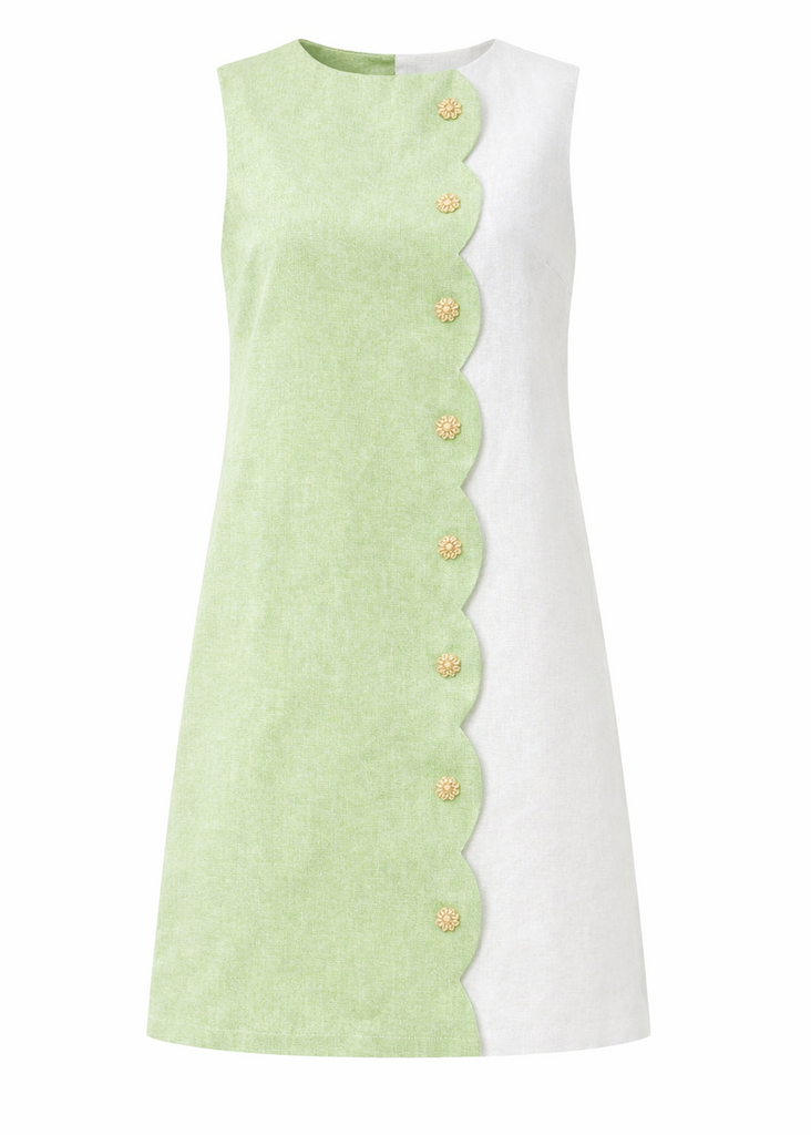 Scallop Detailed Dress