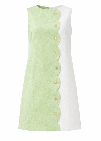 Scallop Detailed Dress