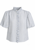 Seersucker Ruffle Top
