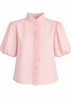 Seersucker Ruffle Top