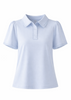 Lace Trim Polo Top