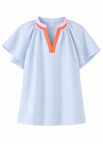 Gingham Pattern Top