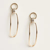 Date Night Two-Tone Drop Earrings