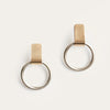 Fonda Two-Tone Drop Earrings