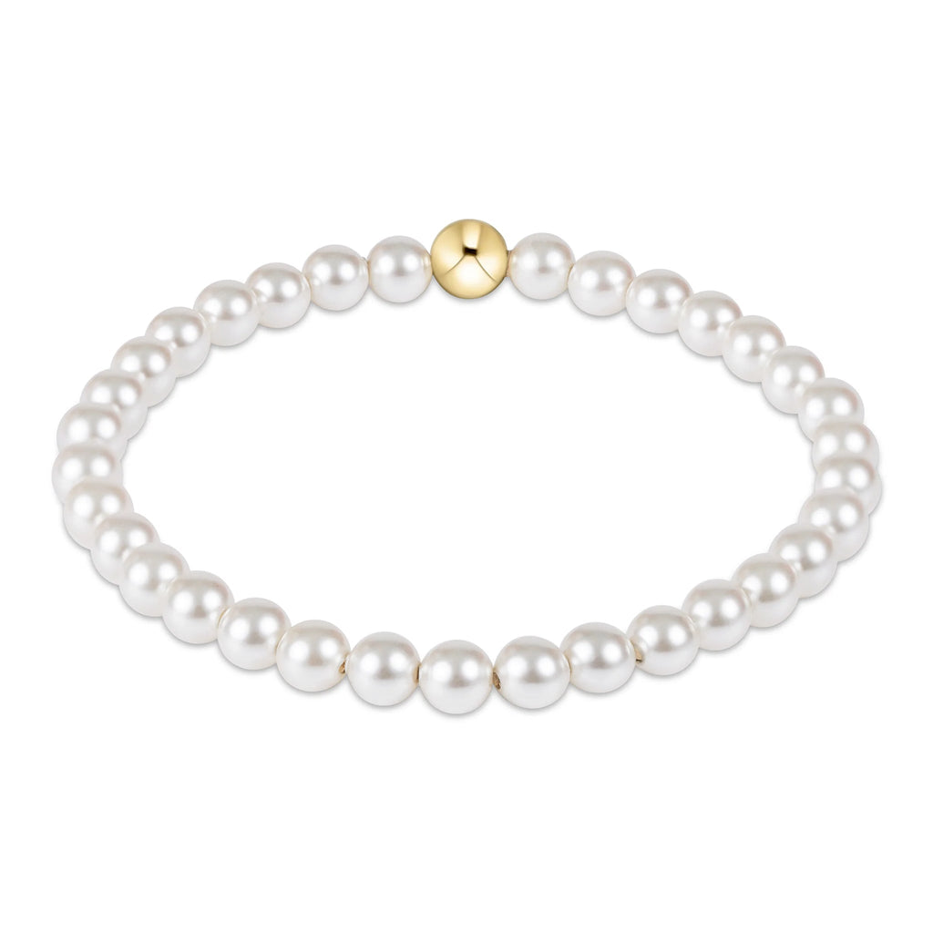Classic Pearl 5mm Bead Bracelet