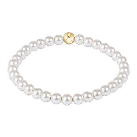 Classic Pearl 5mm Bead Bracelet
