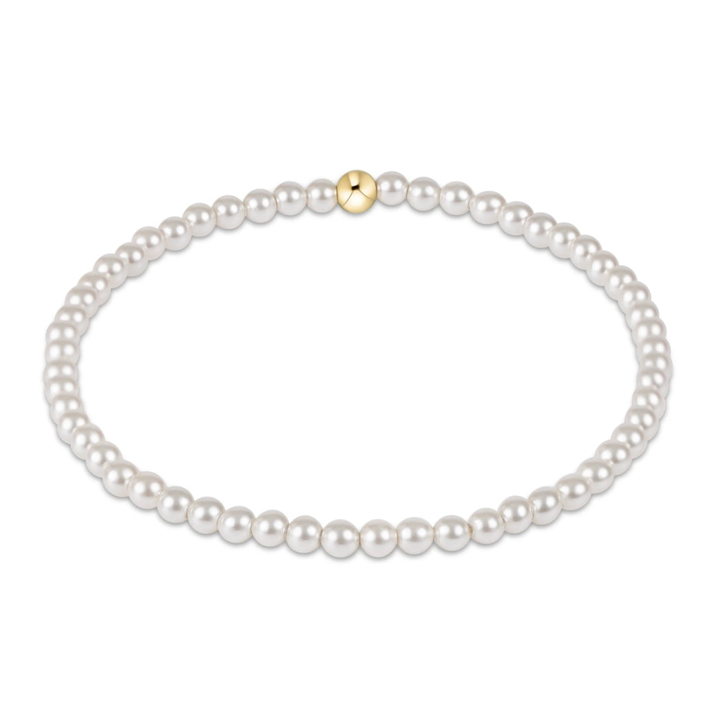 Classic Pearl 3mm bead bracelet
