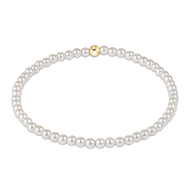 Classic Pearl 3mm bead bracelet