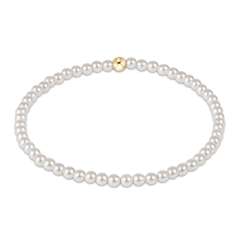 Classic Pearl 3mm bead bracelet