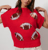 Gameday Sequin Football Sweater