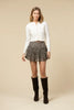The Rose Sheer Skort - Chocolate Dot