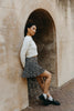 The Rose Sheer Skort - Chocolate Dot
