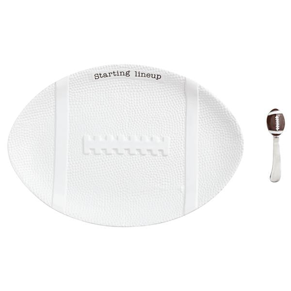 FOOTBALL PLATTER SET