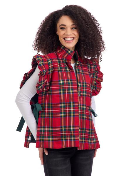 Jefferies Plaid Quilted Vest