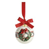 Christmas Icon Tartan Stripe Ornament