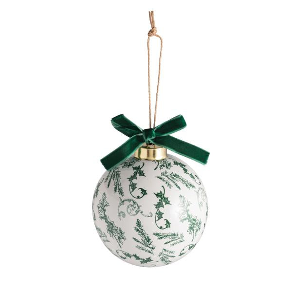 Toile Ball Ornament