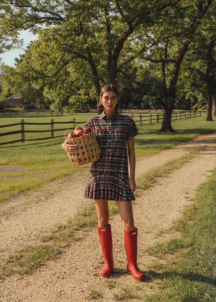 The Aspen Dress - Stockholm Plaid