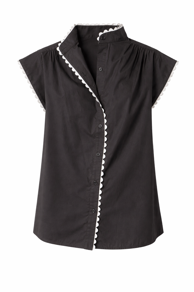 Black Ric Rac Top