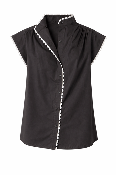 Black Ric Rac Top