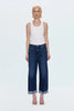 KACEY MID RISE CUFFED STRAIGHT JEAN - CULTIVATE