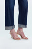 KACEY MID RISE CUFFED STRAIGHT JEAN - CULTIVATE