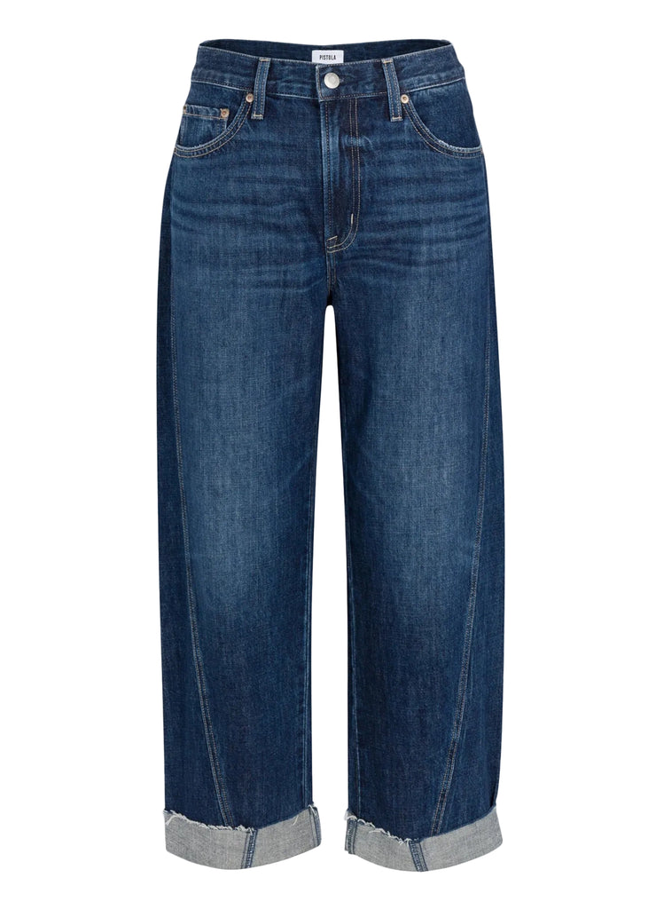 KACEY MID RISE CUFFED STRAIGHT JEAN - CULTIVATE