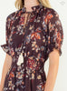 Burgundy Maxi Floral Dress