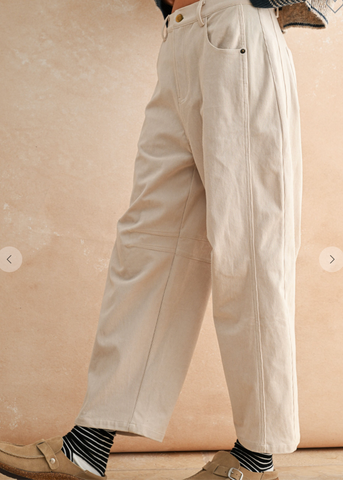 Corduroy Barrel Pants