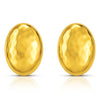 Ira Hammered Oval Earring