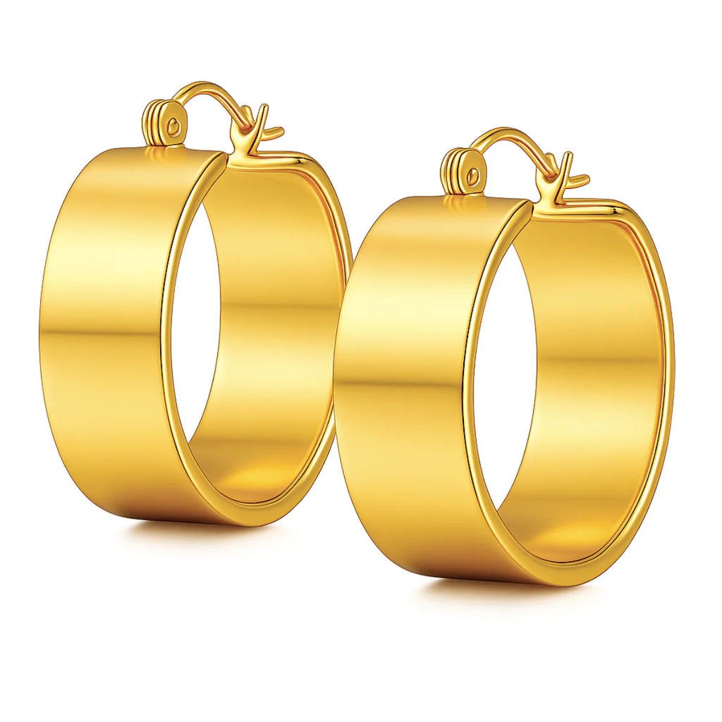 Lia Wide Hoop Earring