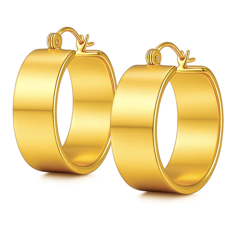 Lia Wide Hoop Earring